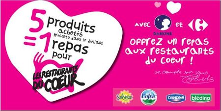 Carrefour et Danone se mobilisent pour les Restos du Coeur, et nous ?