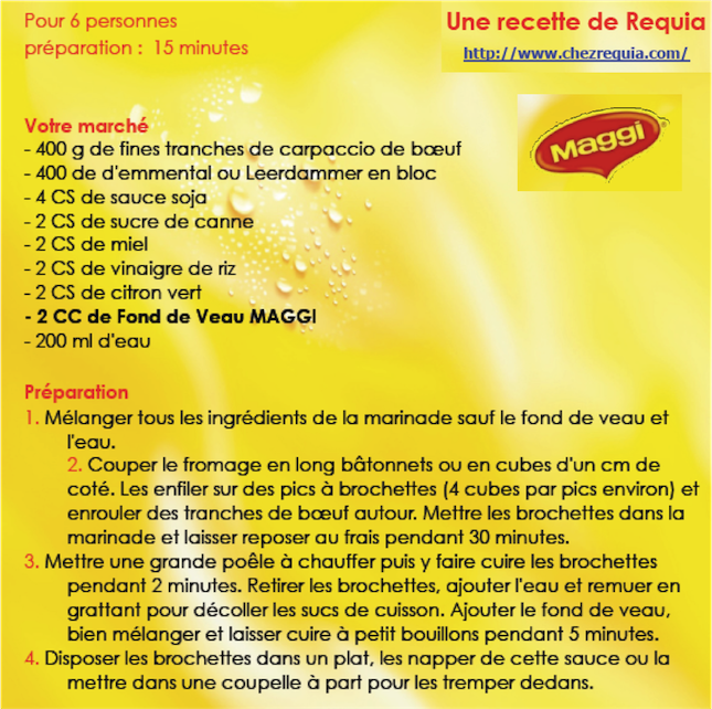 Brochettes boeuf fromage