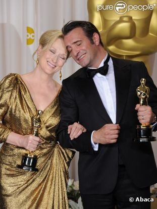 Jean_Dujardin_Meryl_Streep
