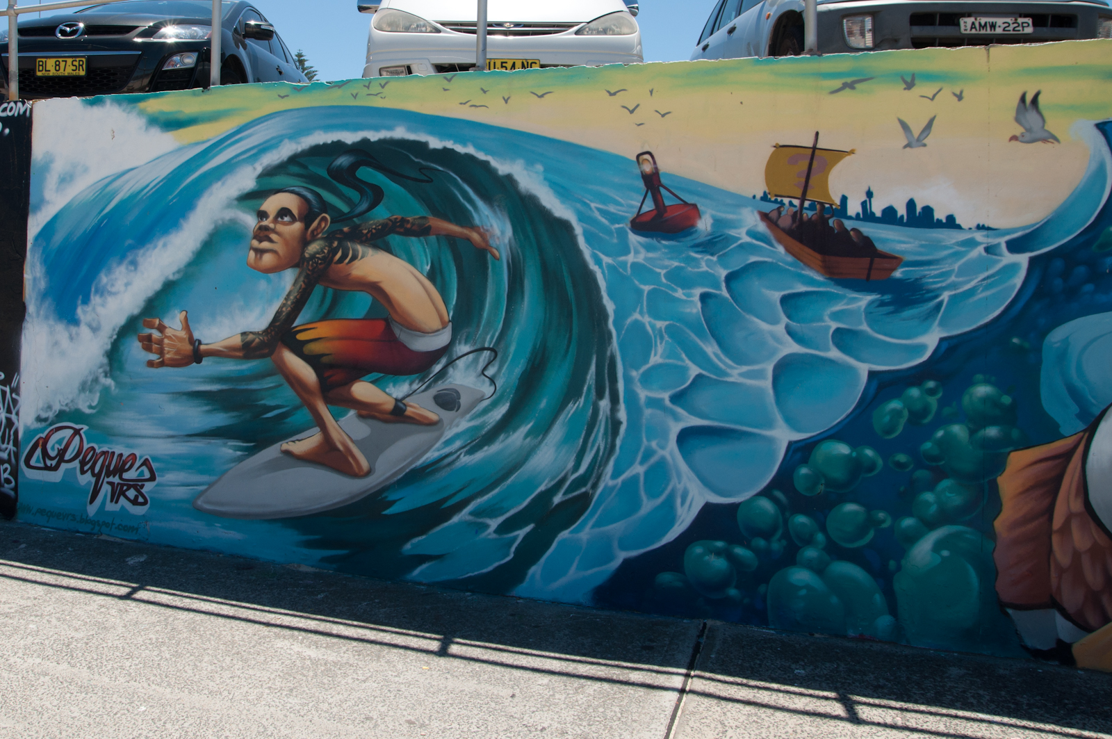 sydneybondibeachstreetart2 Clyne Blog lifestyle & voyage